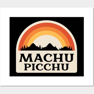 Machu Picchu Retro Posters and Art